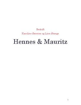 Hennes & Mauritz | Distribusjon