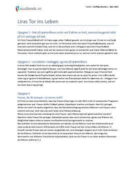 Liras Tor ins Leben | Tysk II | Høst 2010