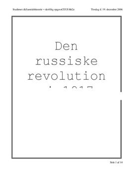 Den russiske revolusjon