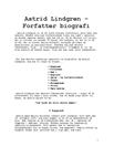 Biografi om Astrid Lindgren