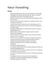 Natur i Forandring - Notater Kap. 2 Kosmos VG1