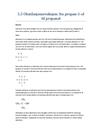 Forsøk 5.5 Oksidasjonsreaksjon: fra propan-1-ol til propanal | Rapport