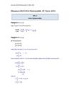 Løsning Eksamensoppgave Matematikk 1T våren 2013