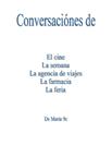 Conversaciónes - samtaler på spansk