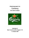 Markedsrapport om Carlsberg Markedsrapport om Carlsberg