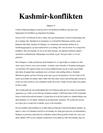 Kashmir-konflikten og religionens rolle