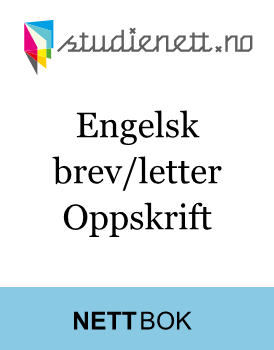 Engelsk Brev | Oppskrift | Studienett.no