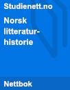 Norsk litteraturhistorie Norsk litteraturhistorie