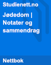 Jødedom | Notater og sammendrag Jødedom | Notater og sammendrag