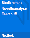 Novelleanalyse | Oppskrift Novelleanalyse | Oppskrift